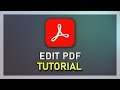 How To Edit PDF Files in Adobe Acrobat DC