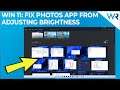 How to stop the Photos app from adjusting picture brightness on Windows 11