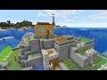 Minecraft Survival -  Upgrading My Island Fortress Home Base