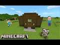 Minecraft survival ep 1 | Finding a village and building a house