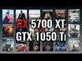 RX 5700 XT vs GTX 1050 Ti Benchmarks | Gaming Tests Review & Comparison | 53 tests