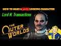 The Outer Worlds - How to make a EVIL looking character - Lord M. Transactions