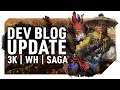 Total War DEV BLOG UPDATE: Three Kingdoms October Update, FESTAG DLC/FLC & Saga