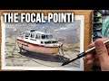 Watercolor Focal Point TRICK | Painting Advice