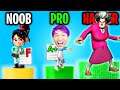 Can We Go NOOB vs PRO vs HACKER In PAPERS GRADE, PLEASE!? (SCARY TEACHER GIVES US AN A+?!)