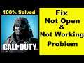 Fix "Call of Duty Mobile" App Not Working / Call of Duty Mobile Not Opening Problem In Android Phone