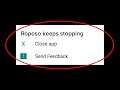 How To Fix Roposo Keeps Stopping Error Android & Ios - Roposo App Not Open Problem Android Ios