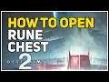 How to open Locked Rune Chest Destiny 2 Moon Hellmouth