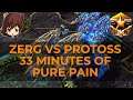 Late Game Zerg vs Protoss - Skytoss Disruptors and Storms - Grandmaster Zerg - Starcraft 2