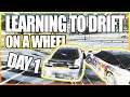 Learning To Drift On A Wheel Day 1 | Thrustmaster TX (Forza Horizon 4)