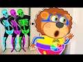 Lion Family and Halloween stories #2 | Cartoon for Kids