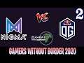Nigma vs OG Game 2 | Bo3 | Gamers Without Borders 2020 Online | DOTA 2 LIVE