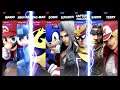 Super Smash Bros Ultimate Amiibo Fights – Sephiroth & Co #261 Team stage morph battle