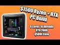 $1500 PC Build Ryzen 2700 + RTX 2080 - The Last 2nd Ryzen Build