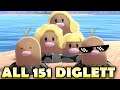 🔍 ALL 151 DIGLETT & Where To Find Them In Isle of Armor | Pokemon Sword and Shield Diglett Guide