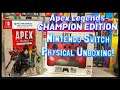 Apex Legends CHAMPION EDITION Physical Unboxing, Nintendo Switch - Emceemur