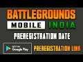 Battlegrounds Mobile India Play Store Pre-registration Link | BGMI PreRegistration Date Announcement