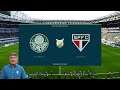 BMPES - eFootball PES 2021 - Palmeiras X SPFC HINO APÓS O GOL (Allianz Parque)