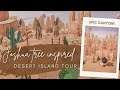 Desert Island Tour with Joshua Tree area & Epic Canyon! Animal Crossing New Horizons