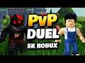 DV vs JESSETC PVP 1v1 in Roblox Islands for 5,000 Robux - Who will win?
