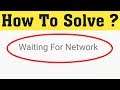 Fix Facebook Messenger Waiting For Network Error In Android & ios