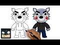 How To Draw Willow Wolf | Roblox Piggy Book 2