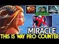 Miracle- [Lina] This is Way Pro Counter 60 Armor Build Against TA Mid 7.22 Dota 2