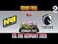 NAVI vs Liquid Game 2 | Bo5 | GRAND FINAL ESL ONE Germany 2020 | DOTA 2 LIVE