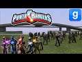 Power Rangers VS Gmod of the dead Zombies NPC Battle Garry's Mod