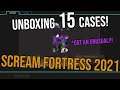 SCREAM FORTRESS 2021 UNBOXING - 15 CRATES and an UNUSUAL! - TF2