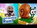 SNAIL BOB Vs. RUN SACKBOY! RUN! (iOS Games)