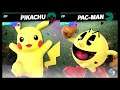 Super Smash Bros Ultimate Amiibo Fights  – Request #19316 Pikachu vs Pac Man