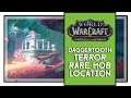 World of Warcraft Daggertooth Terror Rare Location Nazjatar