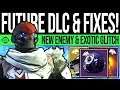 Destiny 2 | FUTURE SEASONS! Exotic BANNED! New Hotfix, Quest Warning, Darkness Enemy & Shaxx SINGS!