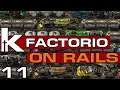 Factorio On Rails | 11 | Smelting Station Structuring | Factorio Train Base Let's Play