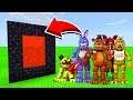 How To Make A Portal To FIVE NIGHTS AT FREDDYS in Minecaft Pocket Edition/MCPE