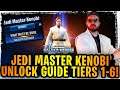 Jedi Master Kenobi Unlock Guide Tiers 1-6 - NO MODS NEEDED! Easiest Legendary Event Ever - SWGoH