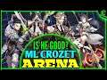 ML Crozet Arena Comps! (Is he good?) Epic Seven Troublemaker Crozet Epic 7 PVP E7 Gameplay
