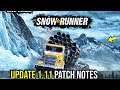 *NEW* Snow*Runner Update 1.11 Patch Notes