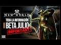 NEW WORLD MMORPG ⚔️ TODA LA INFO sobre la BETA CERRADA de JULIO 2021