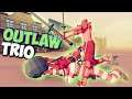 Outlaw Trio! Dynasty Revolver, Outlaw Samurai & The Jail Breaker vs Every Faction - TABS MODS