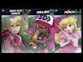 Super Smash Bros Ultimate Amiibo Fights – Request #15912 Zero Suit vs Inkling vs Peach