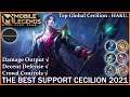 THE BEST SUPPORT CECILION 2021 ! Mobile Legends Top Global Cecilion Gameplay By HAKU.