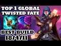 Wild Rift twisted fate - Top 1 twisted fate Gameplay Rank Grandmaster