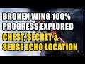 Broken Wing in Zeffo 100% Explored Chest, Secret & Sense Echo Location Fallen Order