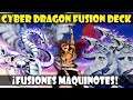 CYBER DRAGON FUSION DECK | ¡CYBER TWIN DRAGON PERFORARÁ HASTA EL OTK! - DUEL LINKS