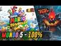 Guía Super Mario 3D World 100% - Mundo 5  - Todas las Estrellas y Sellos - Switch