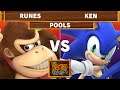 Kongo Saga - Runes (DK) Vs Ken (Sonic) Winners Pools - Smash Ultimate