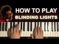 The Weeknd - Blinding Lights (Piano Tutorial Lesson)
