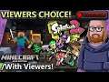 🔴 Viewers Choice! - Minecraft: Java Edition (RPG) & Splatoon 2 PB